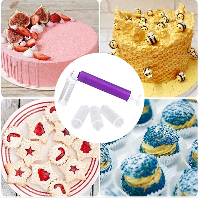 Cake Decorating Pump Set – Ergonomic Piping Tool with Multi-Style Nozzles Souq Al Riyad
